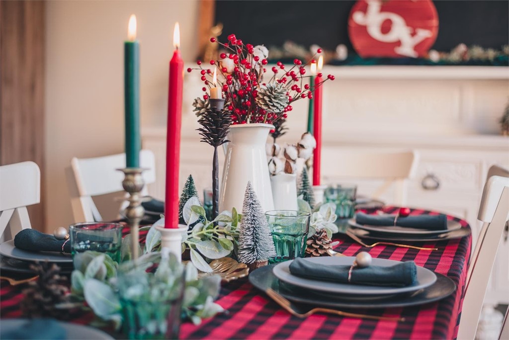 Espíritu navideño en la decoración de su casa