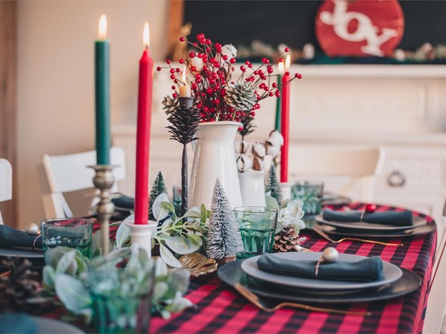 Espíritu navideño en la decoración de su casa